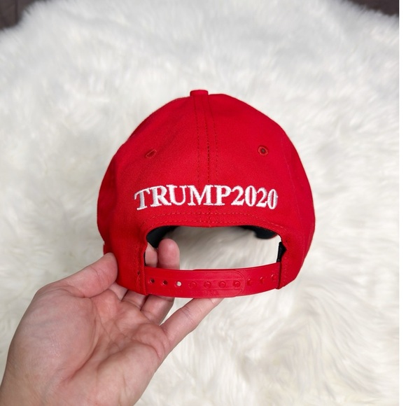 Authentic Original Cali Fame CF Made in USA MAGA Donald Trump Red Snapback Hat - Picture 4 of 7